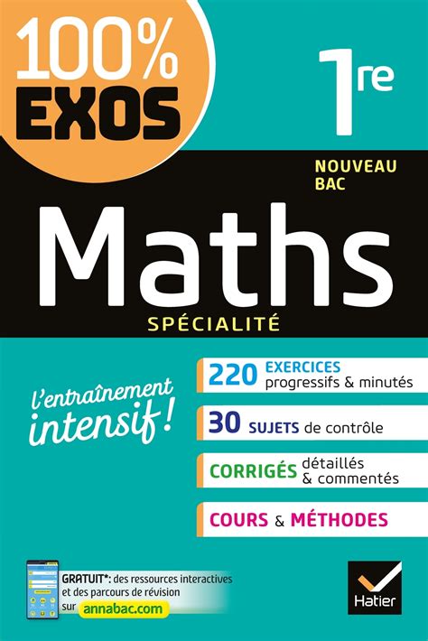 Livre Spécialité Maths Première 2020 Pdf Indice Maths 1re voie générale * Manuel de l'élève (Ed. 2019) | Bordas  éditeur